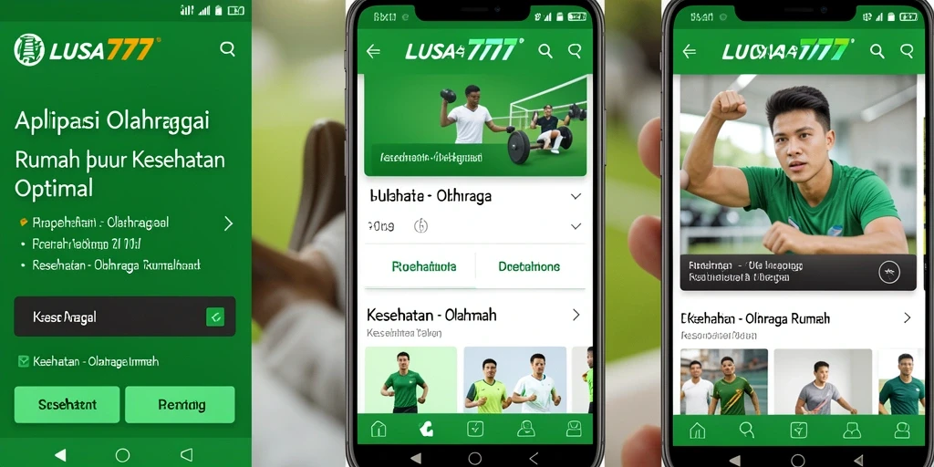 Tampilan antarmuka pengguna LUSA777 yang intuitif dan menarik.